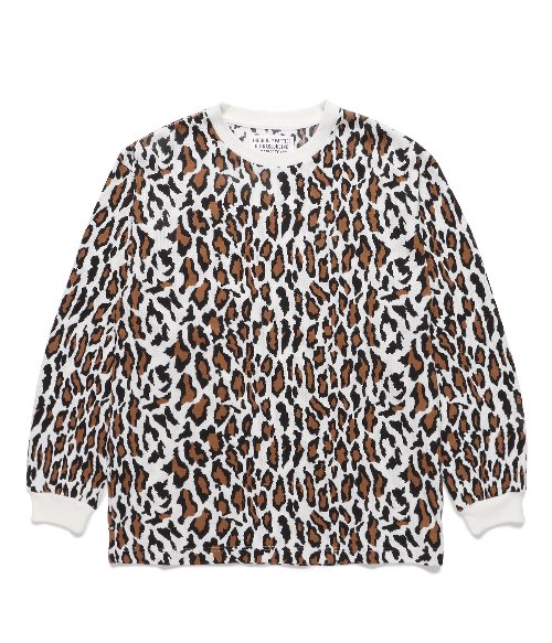 LEOPARD THERMAL SHIRT (WHITE)