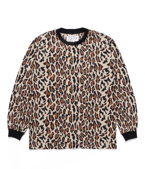 LEOPARD THERMAL SHIRT (BEIGE)