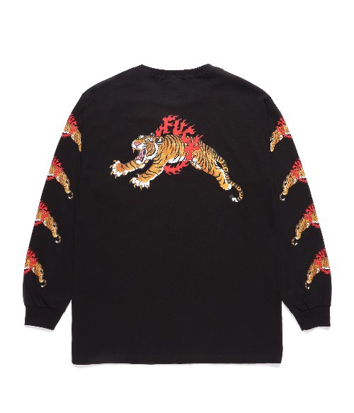 TIM LEHI / CREW NECK LONG SLEEVE T-SHIRT (BLACK)