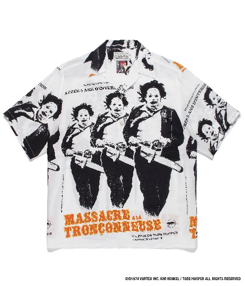 THE TEXAS CHAINSAW MASSACRE / S/S HAWAIIAN SHIRT ( TYPE-3 ) (ONE)