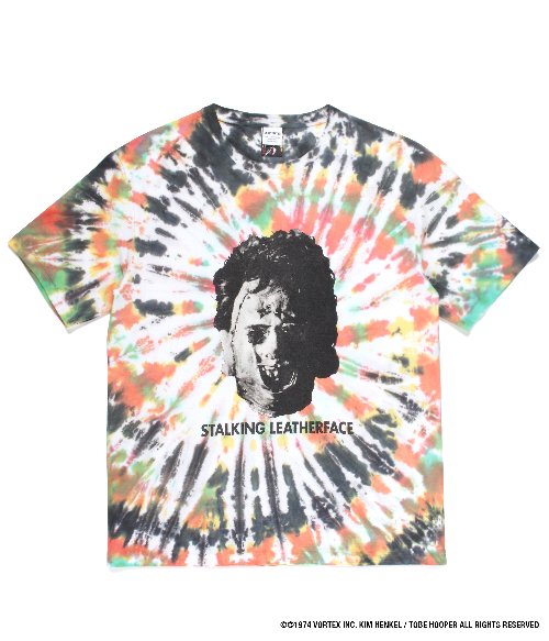 THE TEXAS CHAINSAW MASSACRE / TIE DYE CREW NECK T-SHIRT ( TYPE-1 ) (ONE)