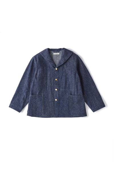 SAILOR COLLAR CHORE JACKET (INDIGO)