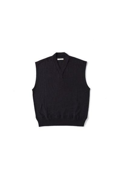 WAVY RIB SPORTS VEST (BLACK)