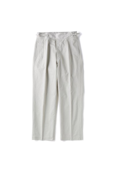 SIDE BUCKLE GRUKHA TROUSER (BONE)