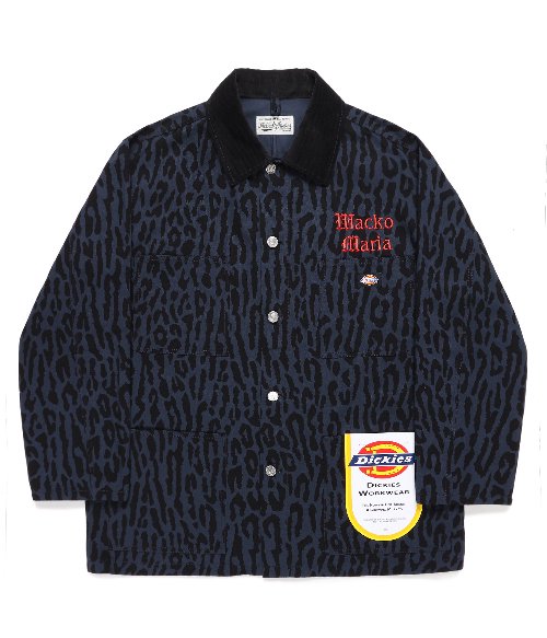 DICKIES / LEOPARD COVERALL (NAVY)