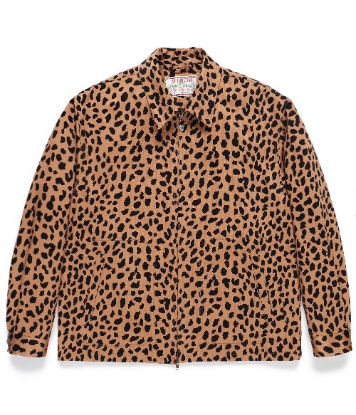 LEOPARD DRIZZLER JACKET (BEIGE)