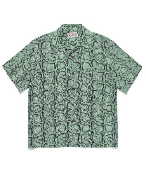 HAWAIIAN SHIRT S/S ( TYPE-9 ) (GREEN)