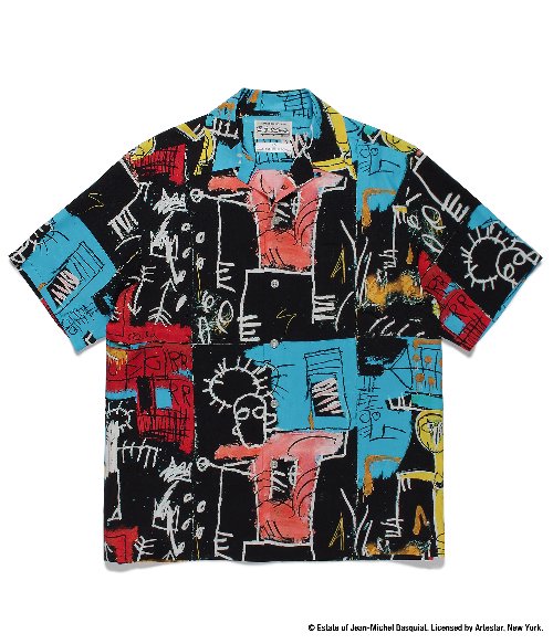 JEAN-MICHEL BASQUIAT / S/S HAWAIIAN SHIRT ( TYPE-3 ) (ONE)