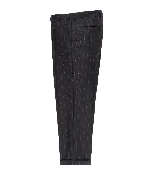 PLEATED TROUSERS ( TYPE-2 ) (BLACK)