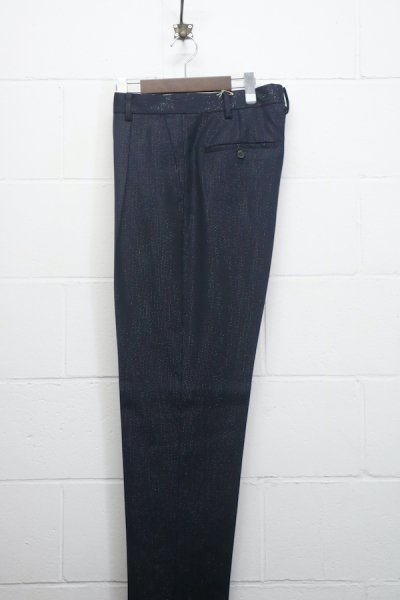 PLEATED TROUSERS ( TYPE-1 ) (NAVY)