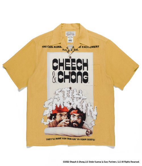 STILL SMOKIN / S/S HAWAIIAN SHIRT (YELLOW)