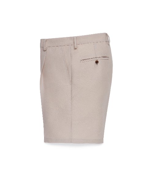 PLEATED SHORT TROUSERS ( TYPE-1 ) (WHITE BEIGE)