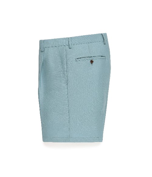 PLEATED SHORT TROUSERS (TYPE-5) (L-BLUE)