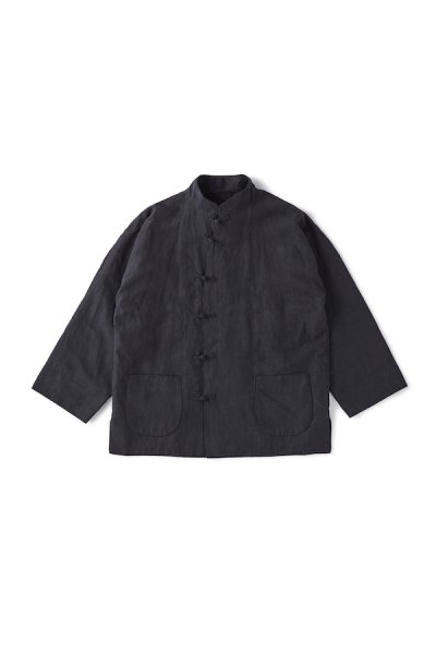 ORIENTAL KNOT BUTTON JACKET (BLACK)