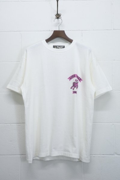 ORIGINAL T-Shirt "LIVE FREE" （WHITE)