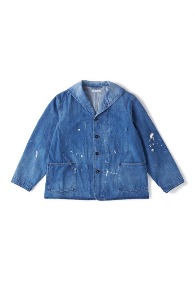 SAILOR COLLAR CHORE JACKET（SCAR FACE） (INDIGO)