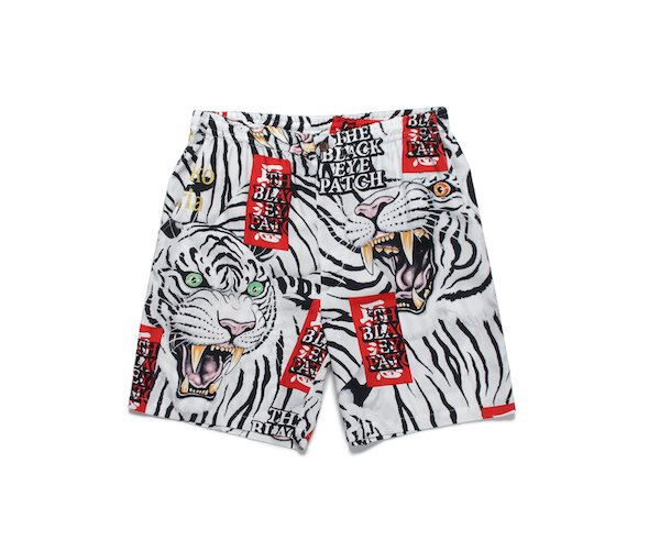 BlackEyePatch / HAWAIIAN SHORTS (WHITE)