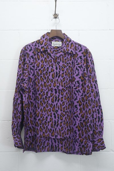 HAWAIIAN SHIRT L/S ( TYPE-2 ) (PURPLE)