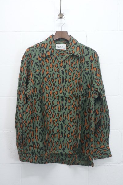 HAWAIIAN SHIRT L/S ( TYPE-2 ) (GREEN)