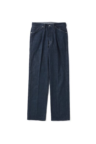 PLEATED JEAN TROUSER"946" (INDIGO)