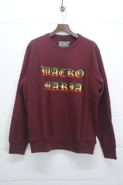 HEAVY WEIGHT CREW NECK SWEAT SHIRT ( TYPE-1 ) (BURGUNDY)