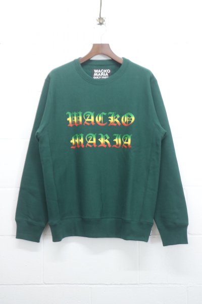 HEAVY WEIGHT CREW NECK SWEAT SHIRT ( TYPE-1 ) (GREEN)