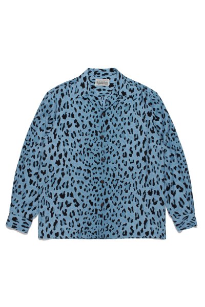 HAWAIIAN SHIRT L/S ( TYPE-1 ) (BLUE)