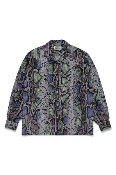 HAWAIIAN SHIRT L/S ( TYPE-3 ) (GRAY)