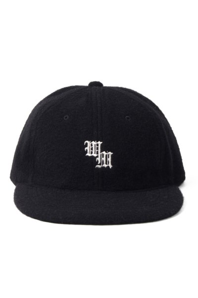 WOOL 6 PANEL CAP (BLACK)