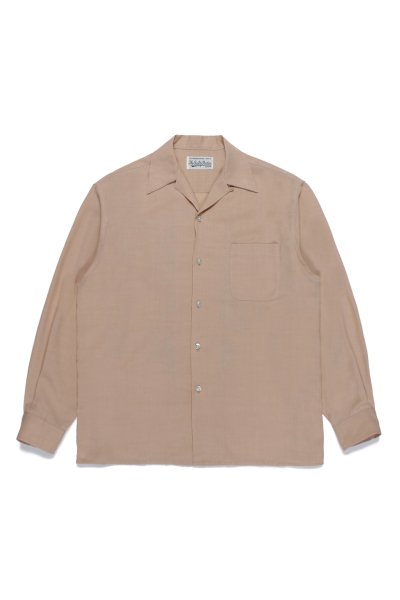 50'S SHIRT L/S ( TYPE-1 ) (L-BEIGE)