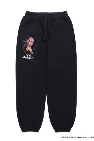 BOB MARLEY / HEAVY WEIGHT SWEAT PANTS (BLACK)