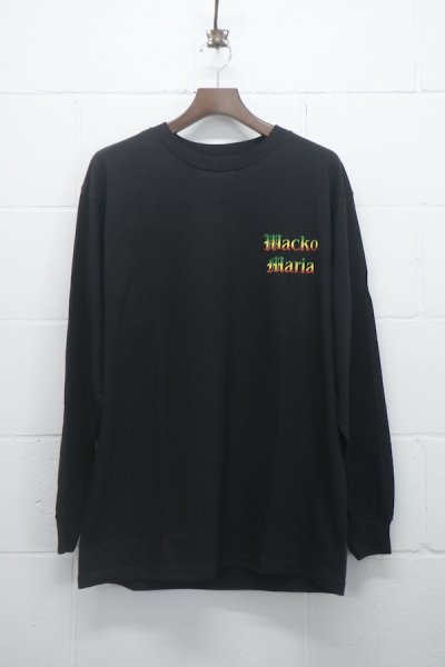 CREW NECK LONG SLEEVE T-SHIRT (BLACK)