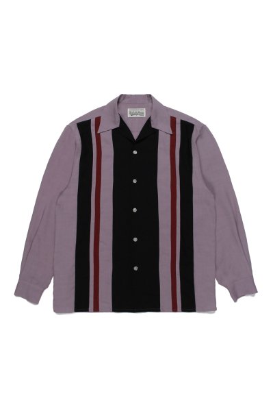 THREE-TONE 50'S SHIRT ( TYPE-2 ) (L-PURPLE)