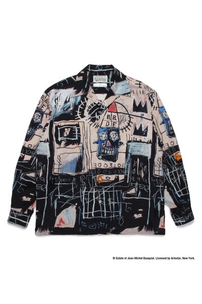 JEAN-MICHEL BASQUIAT / HAWAIIAN SHIRT L/S ( TYPE-1 ) (ONE)