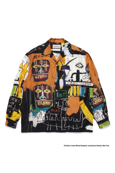 JEAN-MICHEL BASQUIAT / HAWAIIAN SHIRT L/S ( TYPE-2 ) (ONE)