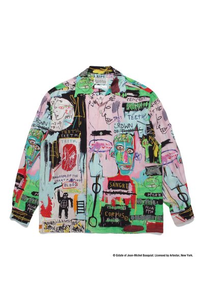 JEAN-MICHEL BASQUIAT / HAWAIIAN SHIRT L/S ( TYPE-3 ) (ONE)