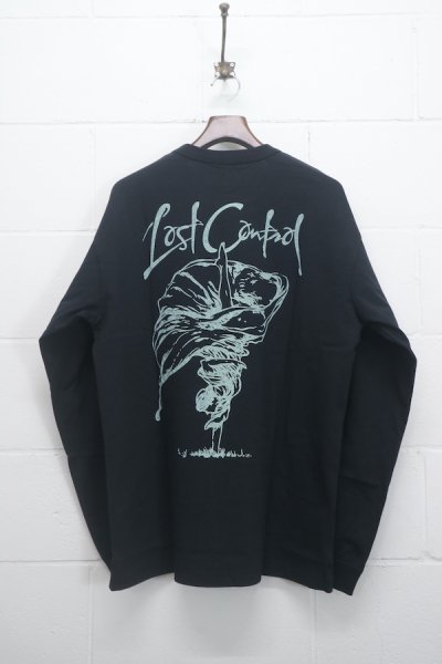 Crew Neck LS CT -Trick Art- (Black)