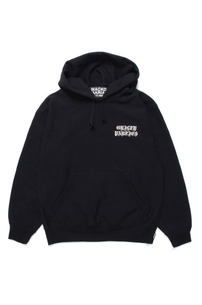 HEAVY WEIGHT PULLOVER HOODED SWEAT SHIRT (BLACK)