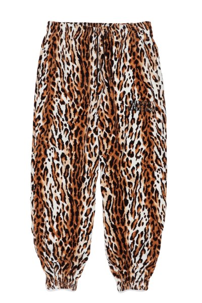 LEOPARD VELVET PANTS ( TYPE-2 ) (WHITE)