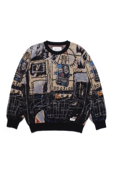 JEAN-MICHEL BASQUIAT / CREW NECK SWEATER ( TYPE-1 ) (ONE)