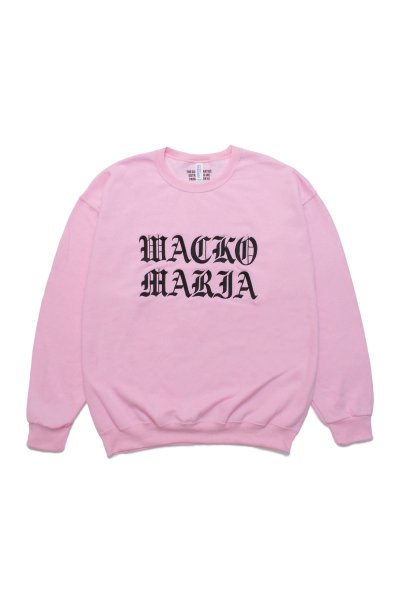 CREW NECK SWEAT SHIRT ( TYPE-1 ) (PINK)