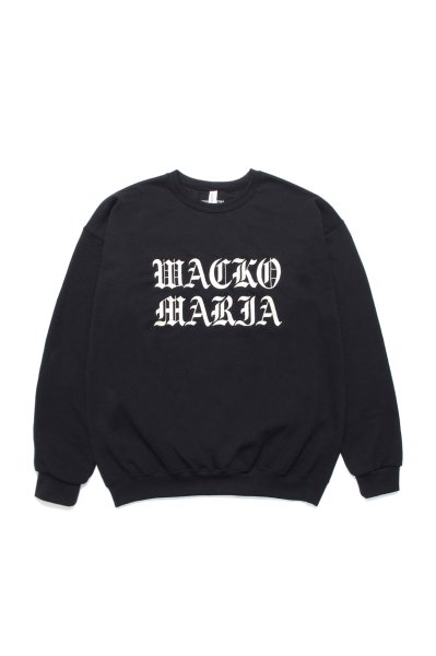 CREW NECK SWEAT SHIRT ( TYPE-1 ) (BLACK)