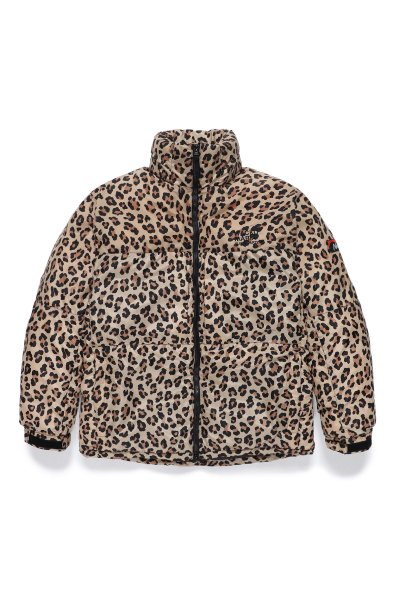 LEOPARD DOWN JACKET (BEIGE)