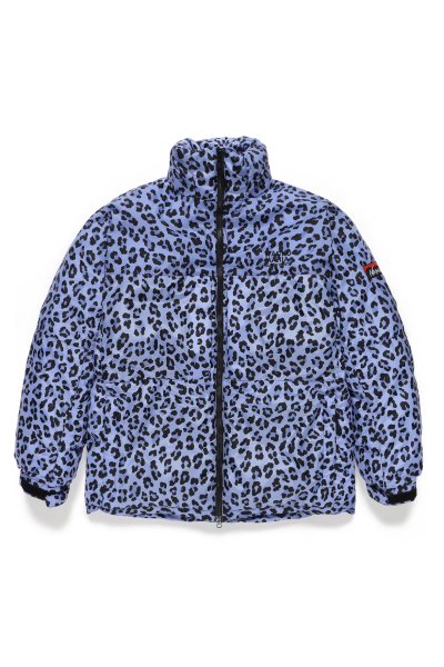 LEOPARD DOWN JACKET (PURPLE)