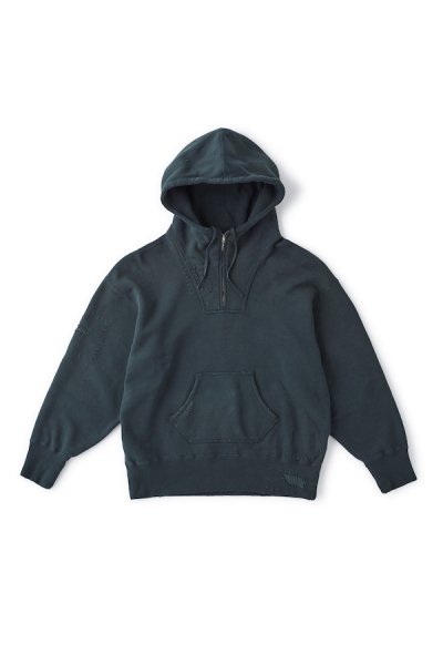 PATINA COTTON SWEAT HOODIE (SCAR FACE) (KESWICK)