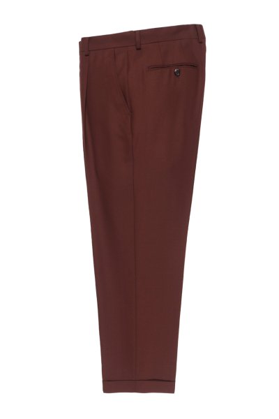 PLEATED TROUSERS ( TYPE-1 ) (D-RED)