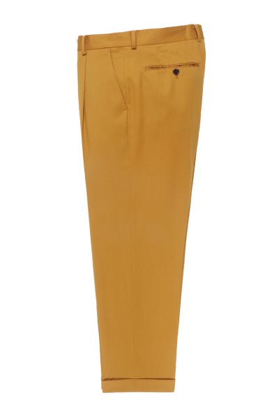 PLEATED TROUSERS ( TYPE-1 ) (YELLOW)