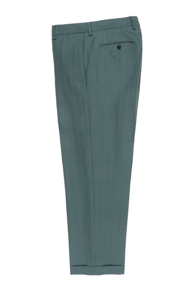 PLEATED TROUSERS ( TYPE-2 ) (GREEN)