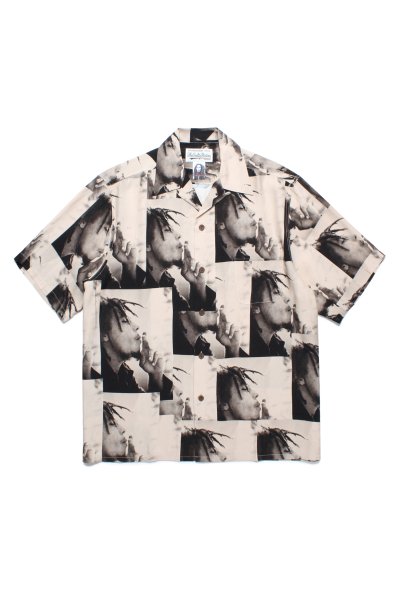 BOB MARLEY / HAWAIIAN SHIRT S/S (L-BROWN)