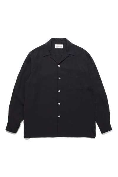 50'S SHIRT L/S ( TYPE-1 ) (BLACK)